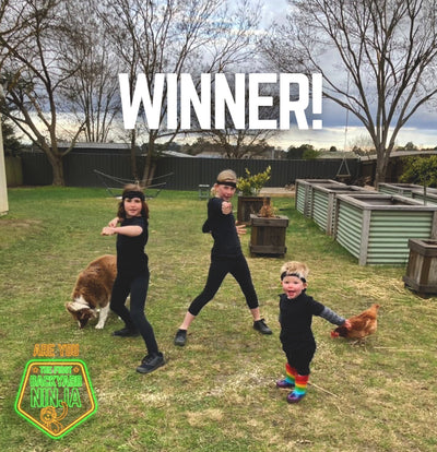 WINNER of Australia's Backyard Ninja