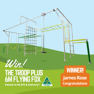 WINNER! The Best Backyard Giveaway from Funky Monkey Bars