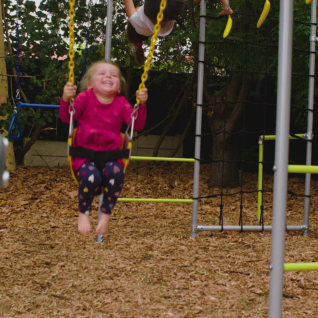 Toddler Swing | Monkey Bar Accessories – Funky Monkey Bars