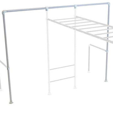 Silver Double Swing Frame extension for Funky Monkey Bars frames